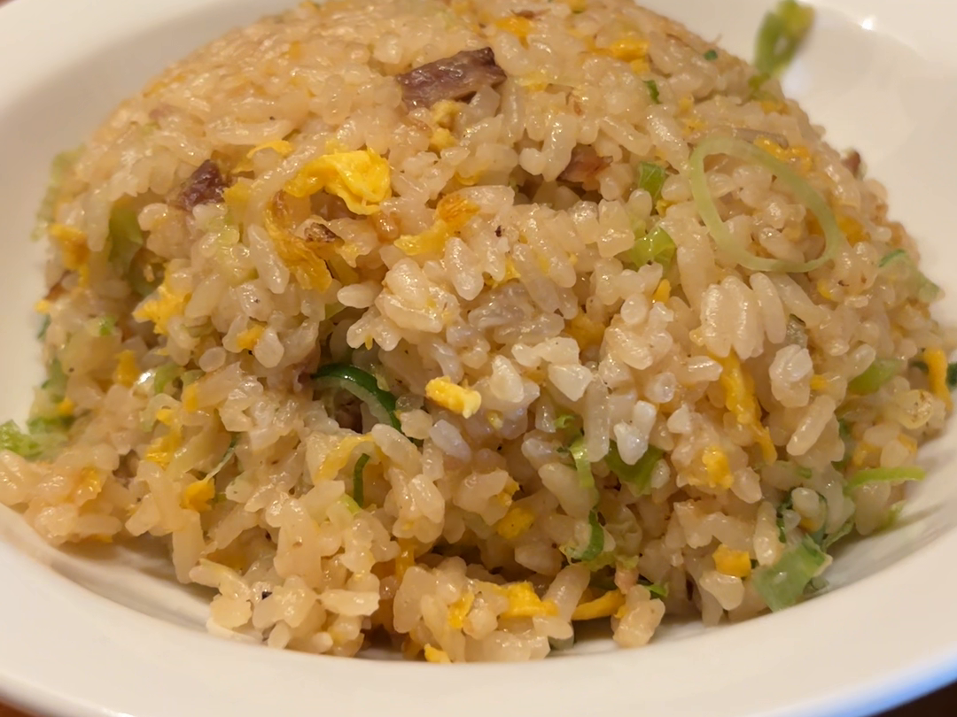 撮影時のチャーハン