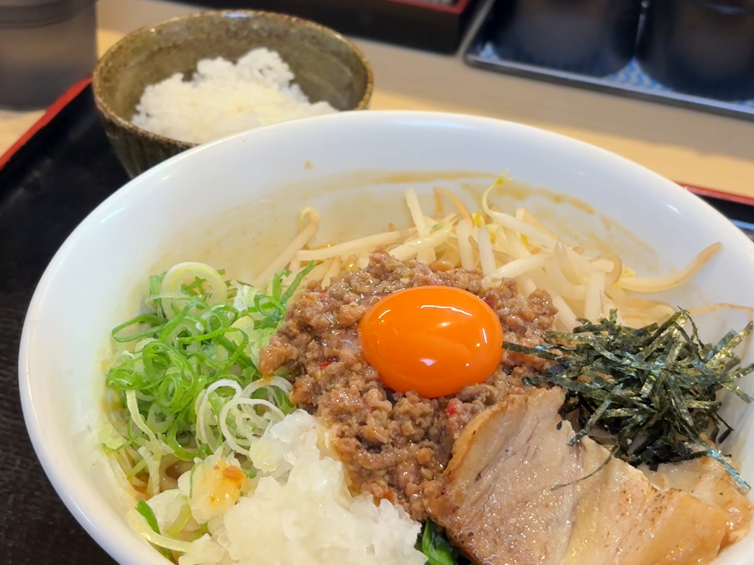 取材時のまぜそば
