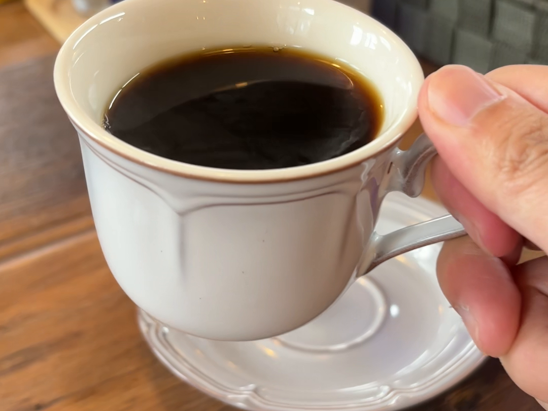取材時のコーヒー
