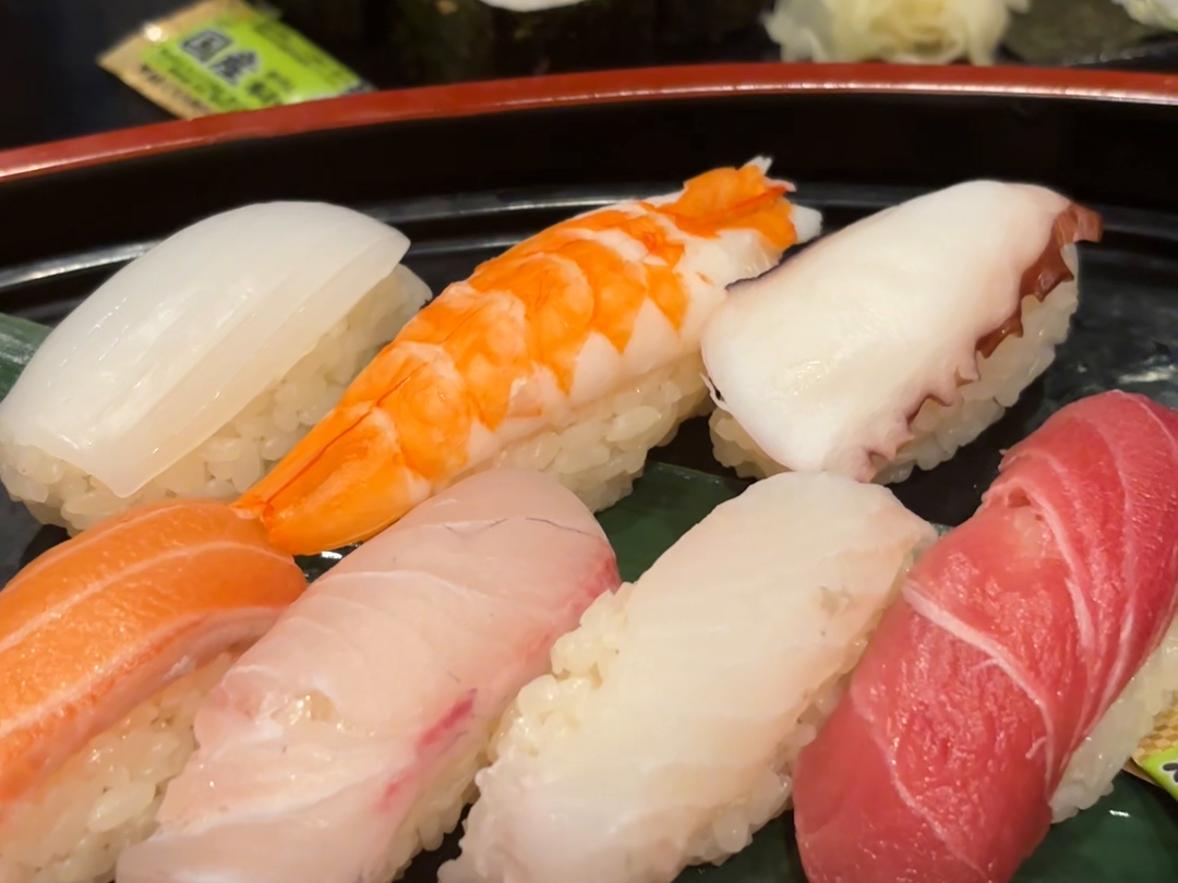 撮影時のにぎり寿司